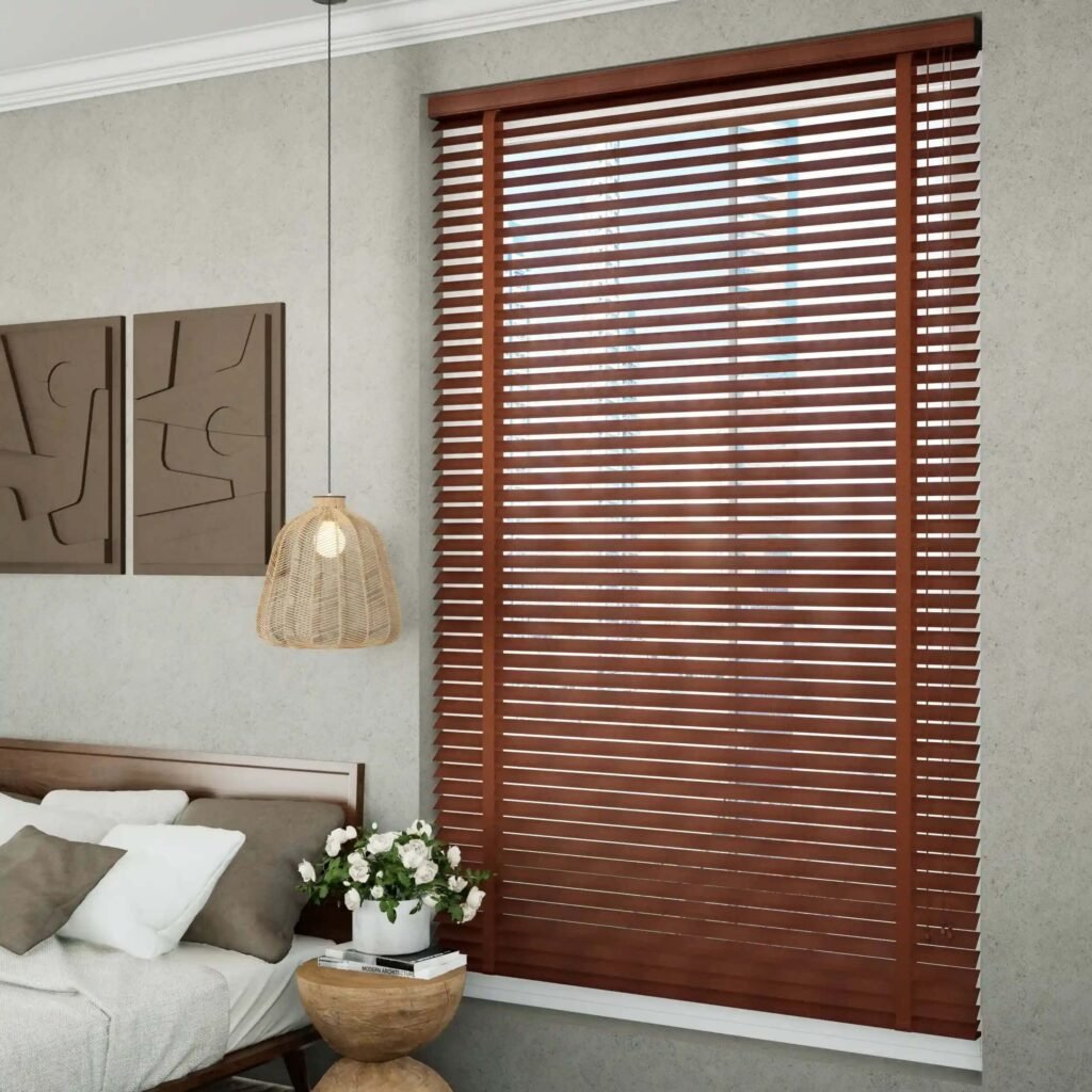 wooden blinds
